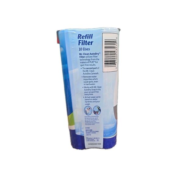 Mr Clean AutoDry Carwash System 10 Uses Refill Disposable Filter NEW! FREE SHIP - Picture 2 of 5